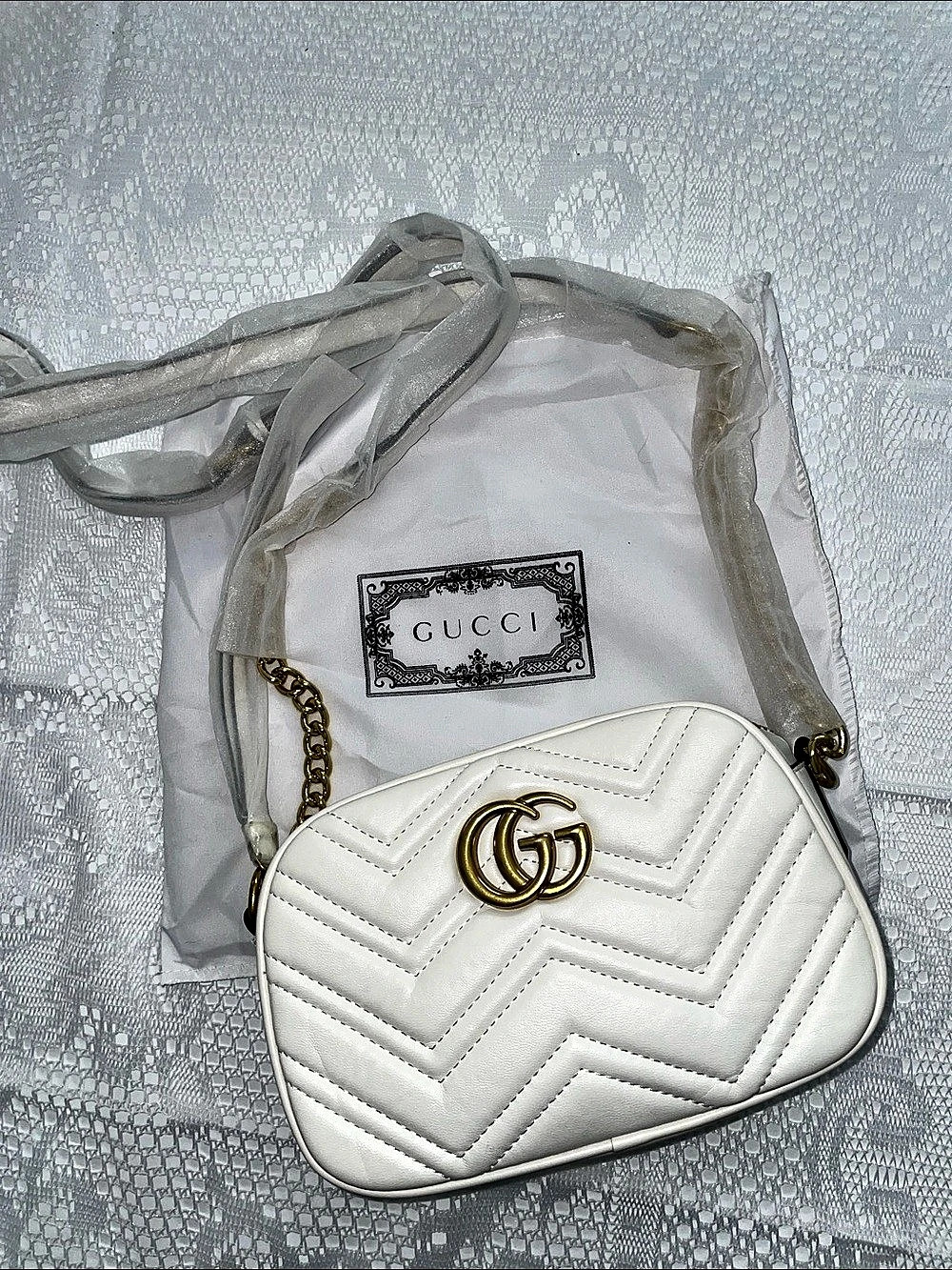 Monogram Shoulder Bag white heart Crossbody inspired Bag Purse Handbag